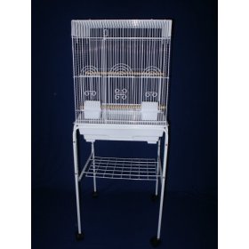 Brand New Bird Birds Cage Cages 18x18x48 5924Wht/S