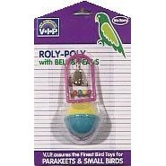 Vo-Toys Roly Poly with Bells and Beads Budgie Bird Toy